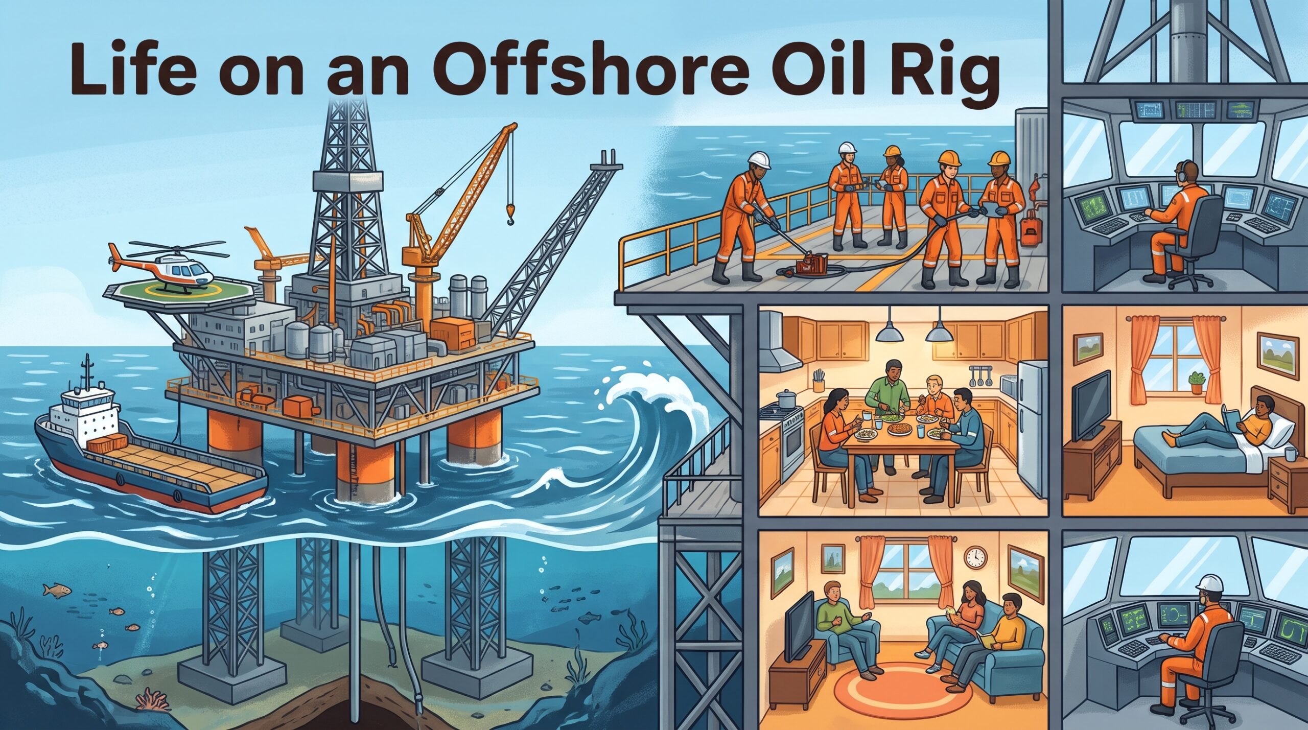 Life on an Offshore Oil Rig