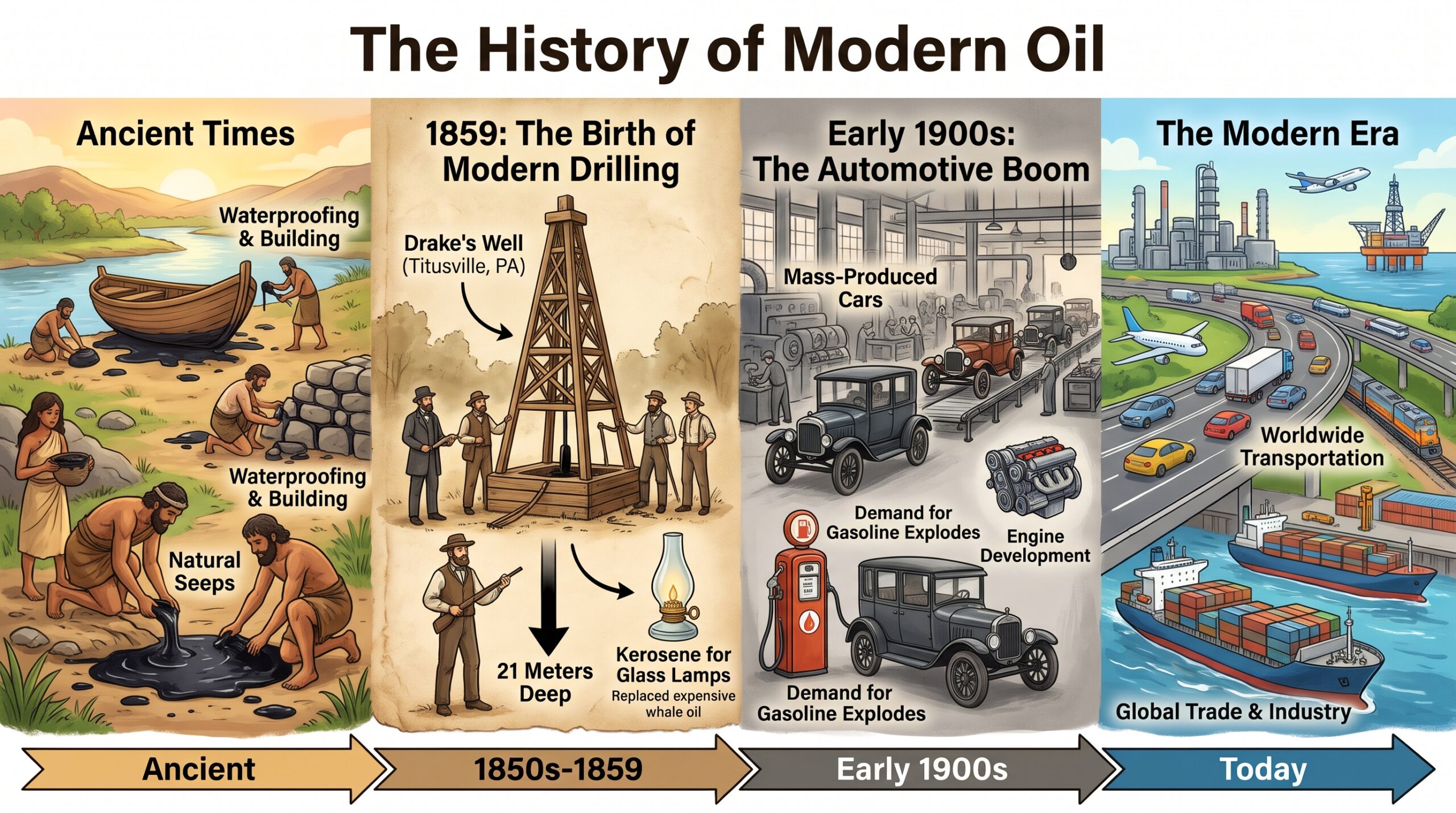 The History of Modern Oil