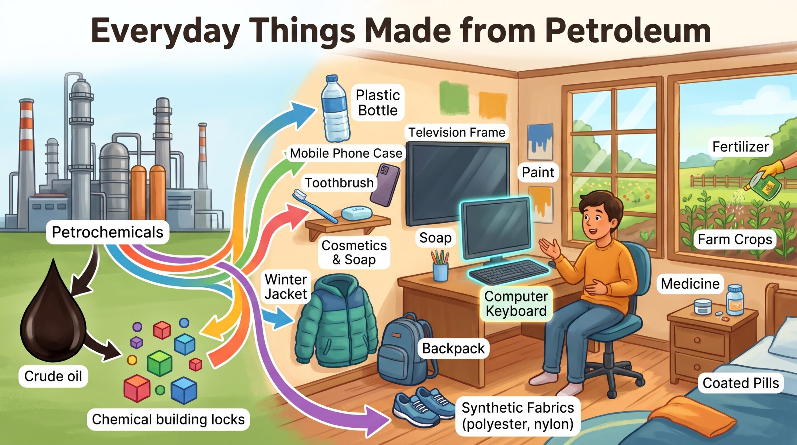 Everyday Things Made from Petroleum