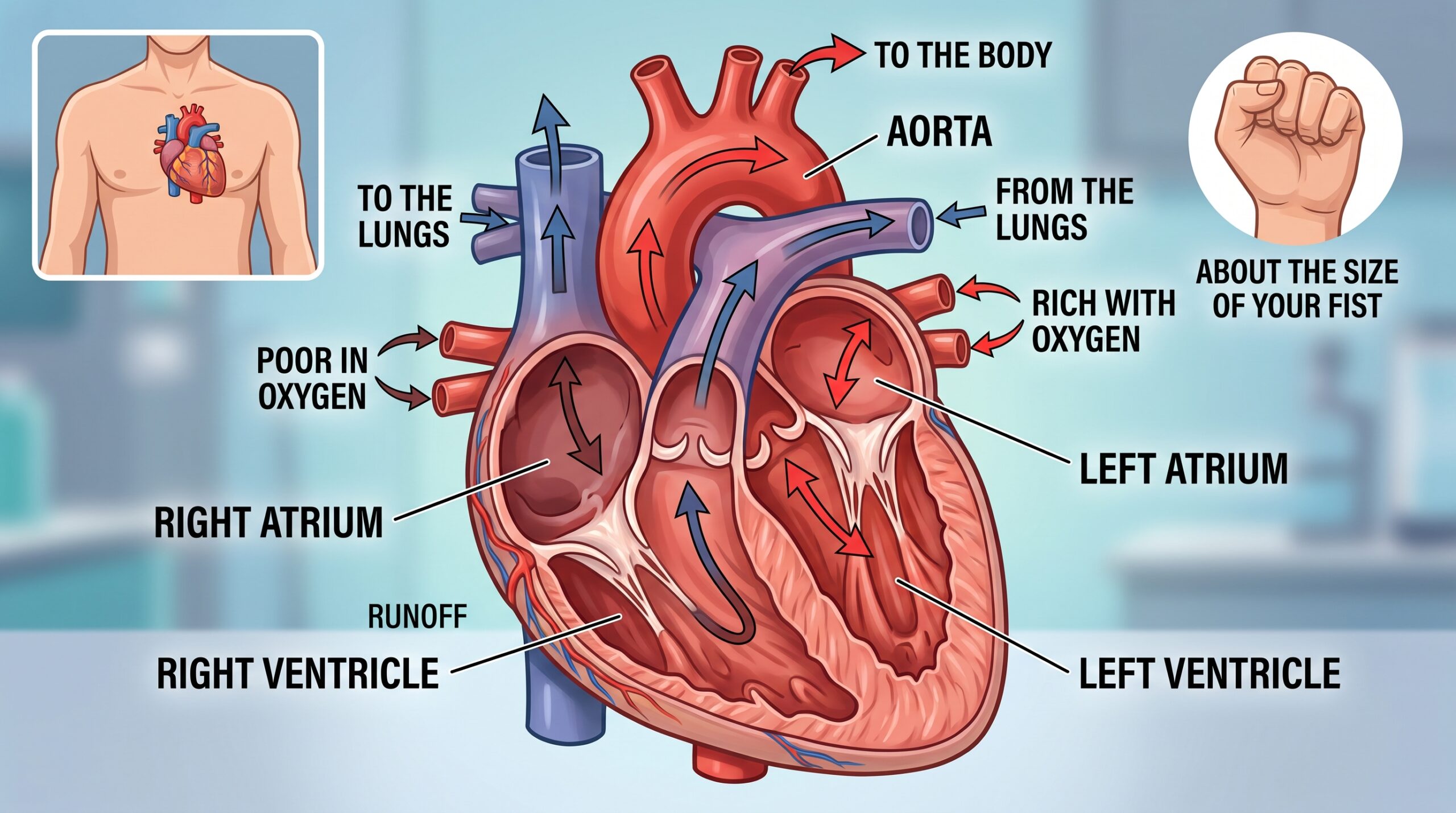 Inside the Human Heart – The Body’s Non-Stop Pump