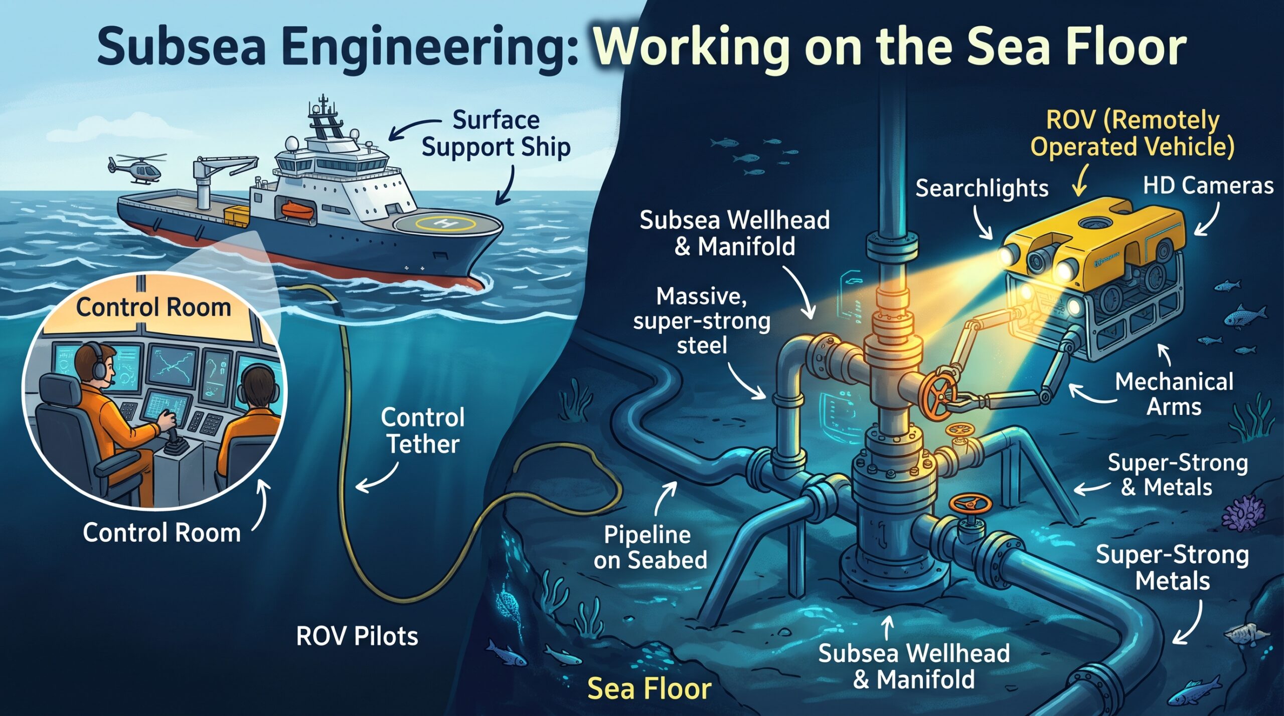 Subsea Engineering: Working on the Sea Floor