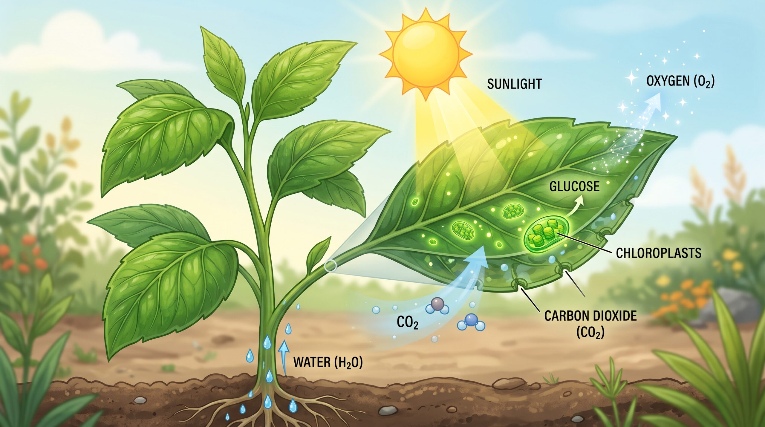 Photosynthesis – How Plants Make Food and Oxygen